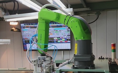 컬러강판공장 색차계진단 산업용 ROBOT 시스템 개발 설치사진